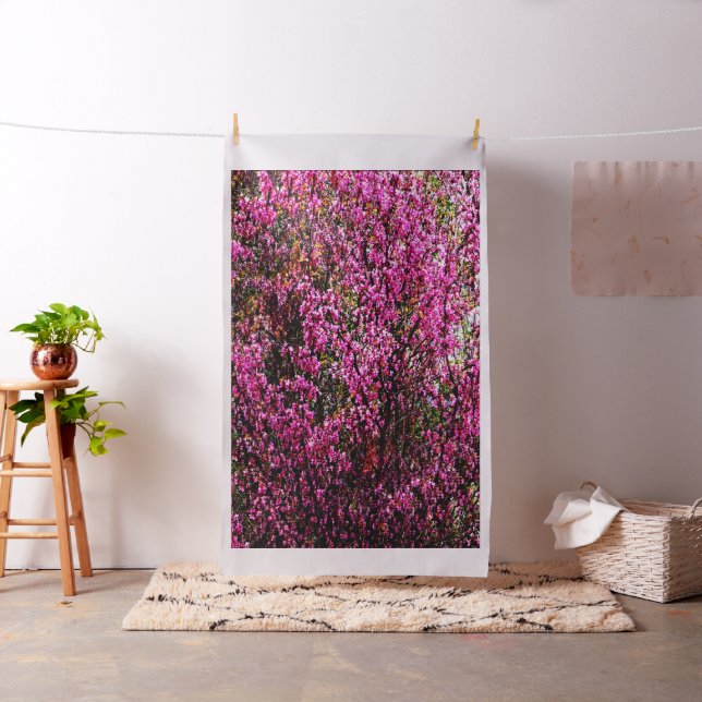 Red bud flowers....... fabric (In Situ)