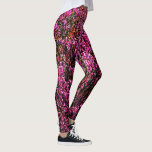 Red bud flowers.......... leggings