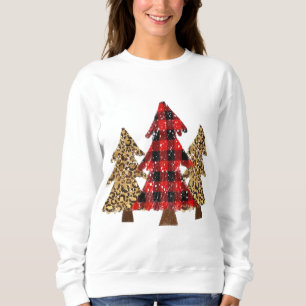 Red Buffalo Plaid Christmas Tree Sweatshirt