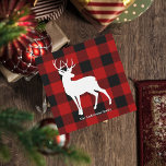 Red Buffalo Plaid & Deer | Personal Name Gift<br><div class="desc">Embrace the rustic charm of the great outdoors with our Red Buffalo Plaid & Deer Personalised Name Gift! Whether you're shopping for yourself or looking for a thoughtful gift,  this design brings a touch of wilderness to any occasion.</div>