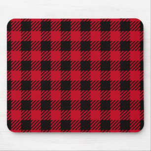 Red Buffalo Plaid Mouse Pad