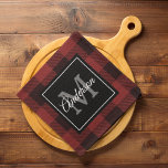 Red Buffalo Plaid | Personal Initial | Gift Tea Towel<br><div class="desc">Wrap your loved ones in the warmth and charm of classic Red Buffalo Plaid with a personal touch. Whether it's for a birthday,  anniversary,  or just to show someone you care,  this customisable gift is sure to make a lasting impression.</div>