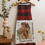 Red Buffalo Plaid & Personal Name And Photo Apron<br><div class="desc">Step into the world of timeless style with our Classic Red Buffalo Plaid personalised products on Zazzle! Whether you're looking to add a touch of rustic charm to your life or searching for the perfect gift, our collection has something for everyone. Discover the enduring charm of Red Buffalo Plaid and...</div>
