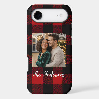 Red Buffalo Plaid & Reindeer | Personal Name 