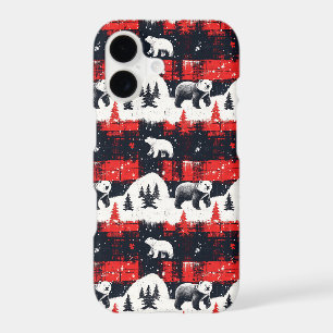 Red Buffalo Plaids Polar Bear