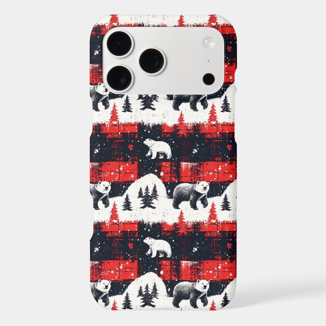 Red Buffalo Plaids Polar Bear (Back)