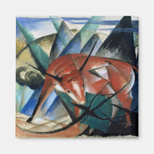 Red Bull (gouache on paper) Magnet