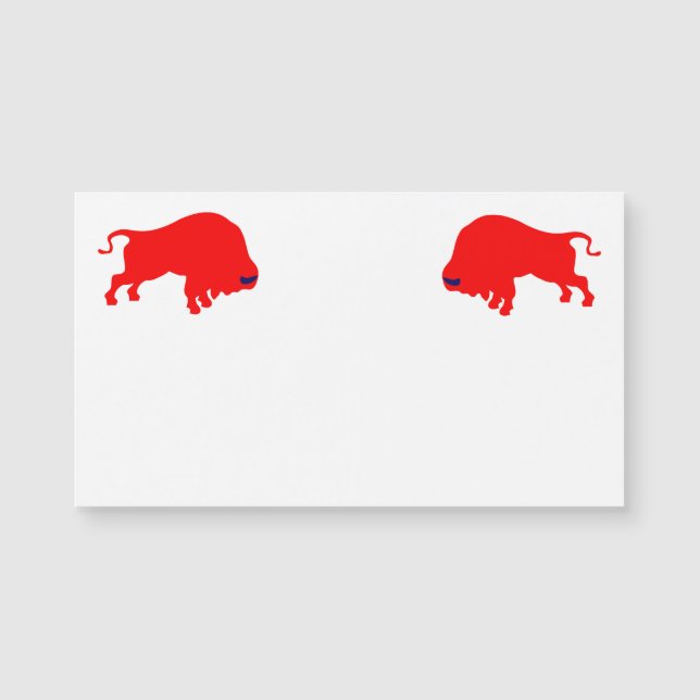 Red Bulls Business Cards (Front)