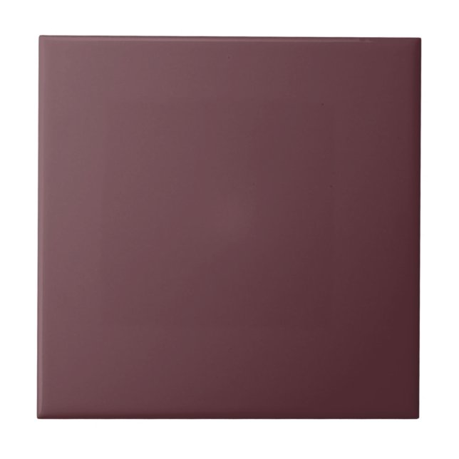 Red Burgundy Square Kitchen and Bathroom Tile (Front)