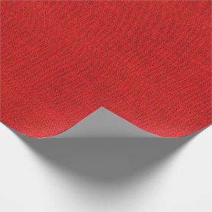 Red Burlap Texture Wrapping Paper