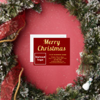 Red Business Brand on Christmas
