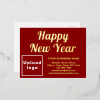Red Business Brand on New Year