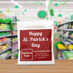 Red Business Brand, St. Patrick's Day, Paper Bag