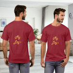Red business logo T-Shirt<br><div class="desc">A red t-shirt.  Personalise and add your business logo,  both on the front and the back.</div>