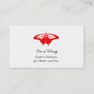 Red Butterfly business cards