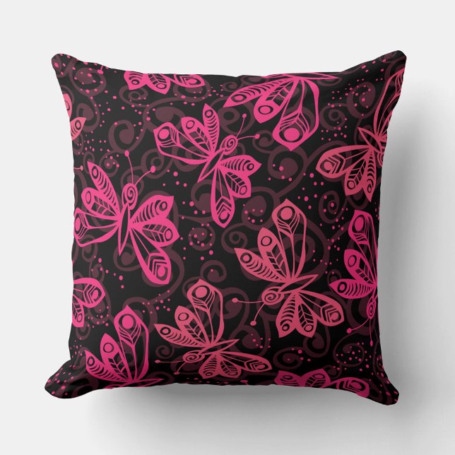 Red Butterfly Cushion (Creator Uploaded)