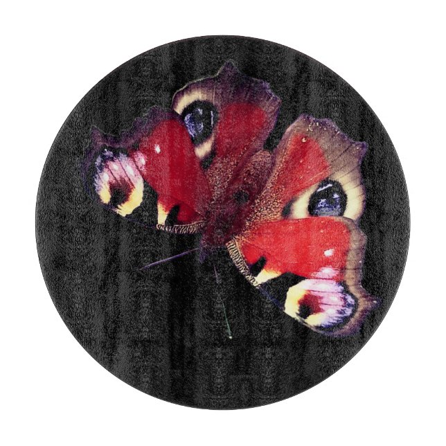 Red butterfly cutting board (Front)