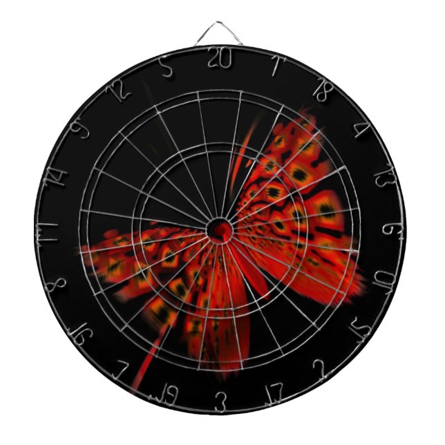 Red Butterfly Dartboard (Front)