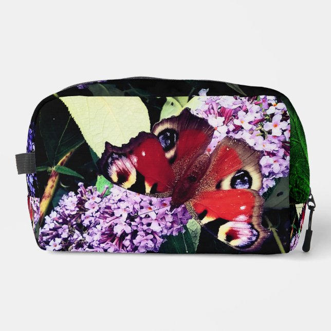 Red butterfly  dopp kit (Front)