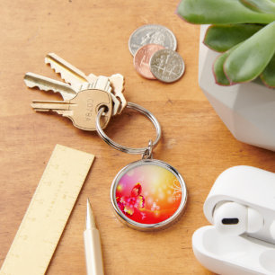 Red Butterfly Key Ring