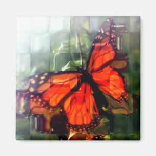 red Butterfly magnet