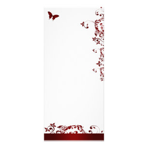 Red Butterfly Rack Card