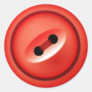Red Button Stickers