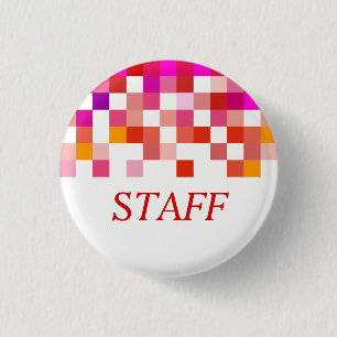 Red Button with white