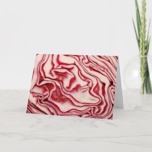 Red cabbage card (Front)