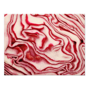 Red cabbage photo print