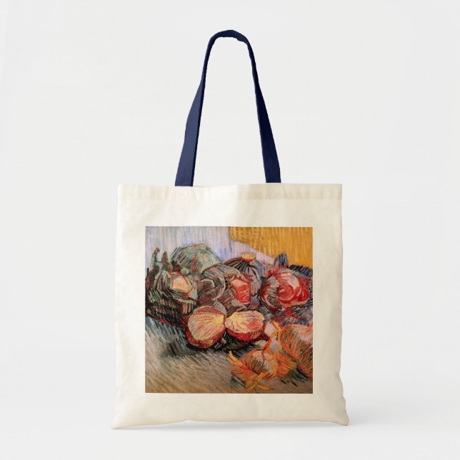 Red Cabbages and Onions by Vincent van Gogh Tote Bag (Front)