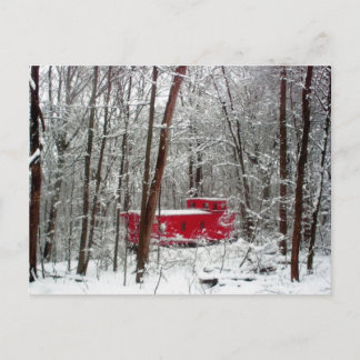 Red caboose,Christmas cards