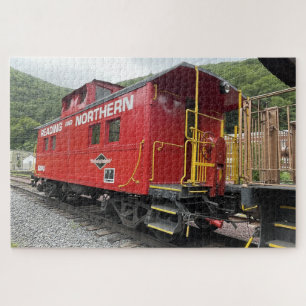 Red Caboose Jigsaw Puzzle