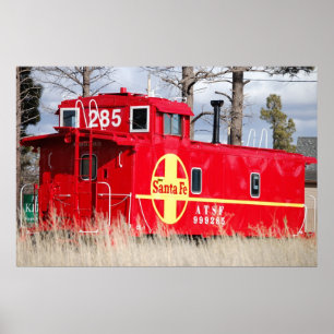 Red Caboose Poster