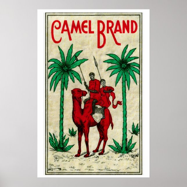 Red Camel Brand - Matchbox Print - Aesthetic Wall (Front)
