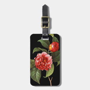 Red Camellia, 1833 Luggage Tag