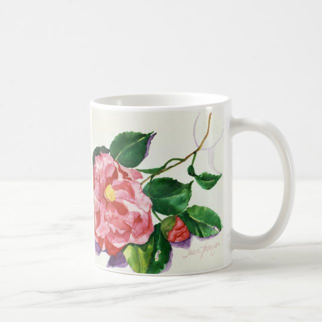 Red Camellia Mug (Right)