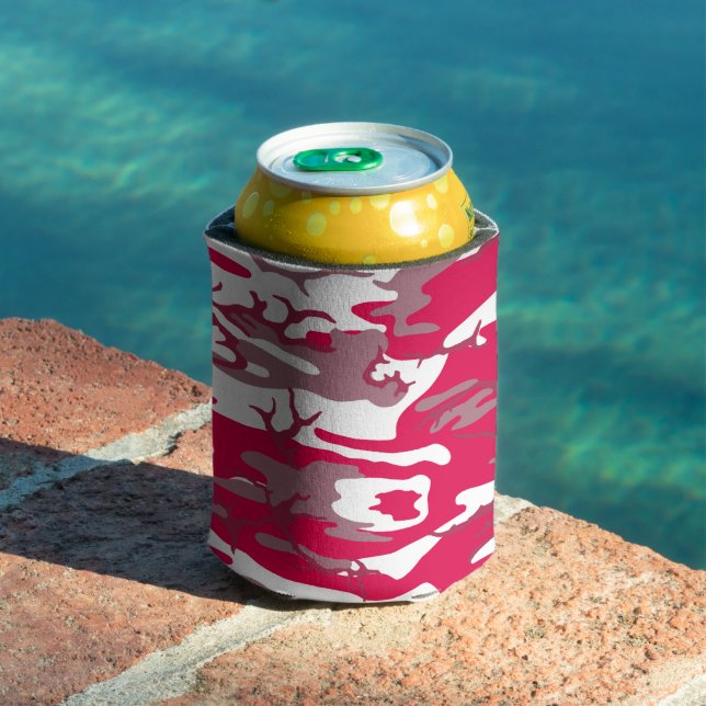 Red Camo Can Cooler (In Situ Pool)