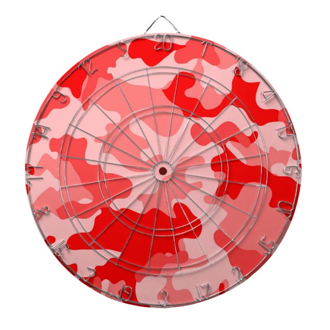Red Camo Dartboard (Front)