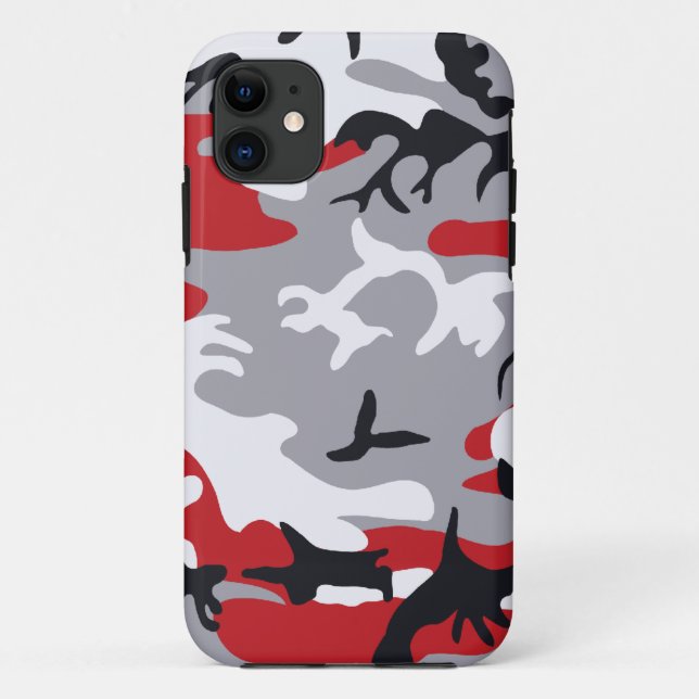 Red Camouflage Barely There™ iPhone 5 Case (Back)