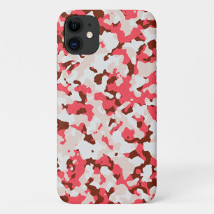 Red camouflage pattern Case-Mate iPhone case