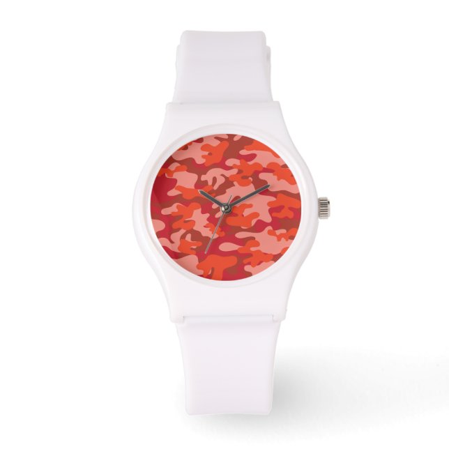 Red Camouflage Watch (Front)