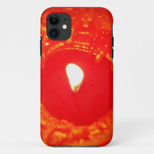 Red Candlelight, Flame , Candle, Christmas Love iPhone 11 Case
