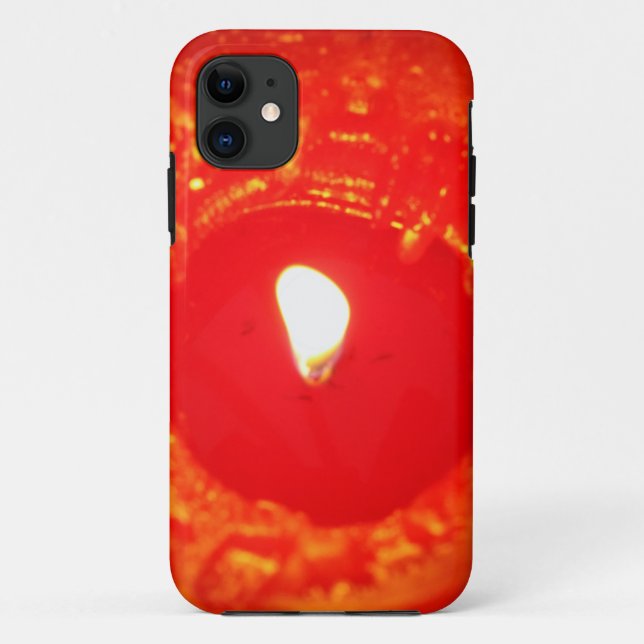 Red Candlelight, Flame , Candle, Christmas Love Case-Mate iPhone Case (Back)