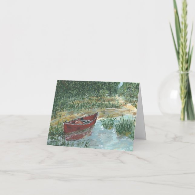 Red Canoe Card (Front)