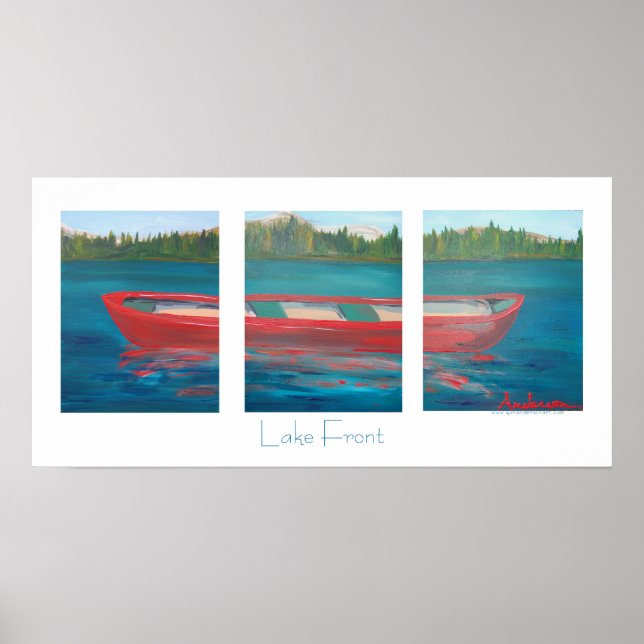 Red Canoe Print (Front)