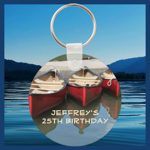 Red Canoes Personalised Keychain (Key Chain)
