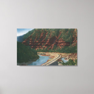 Red Canyon, Colorado Canvas Print