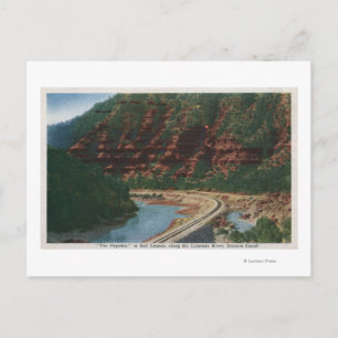 Red Canyon, Colorado Postcard