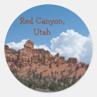 Red Canyon, Utah Template Souvenir